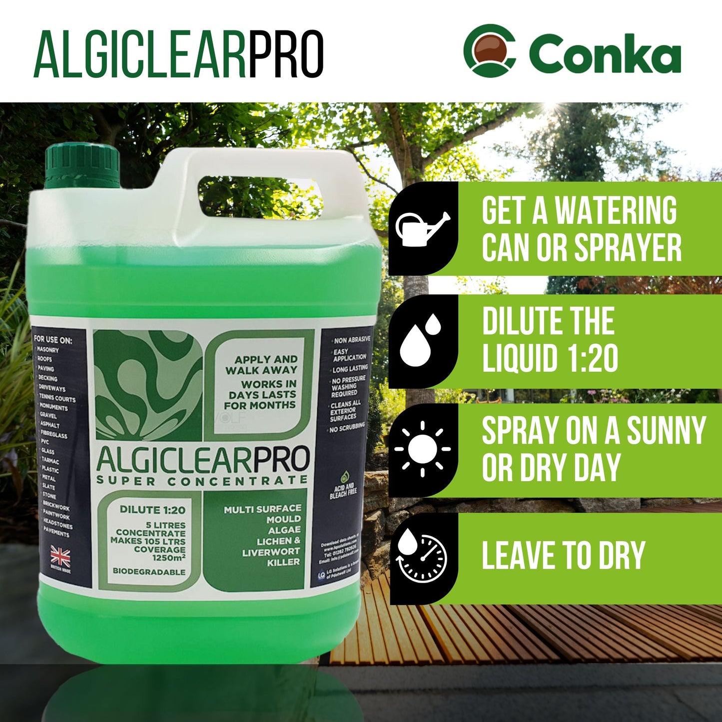 Algiclear Pro Concentrate 5Ltr